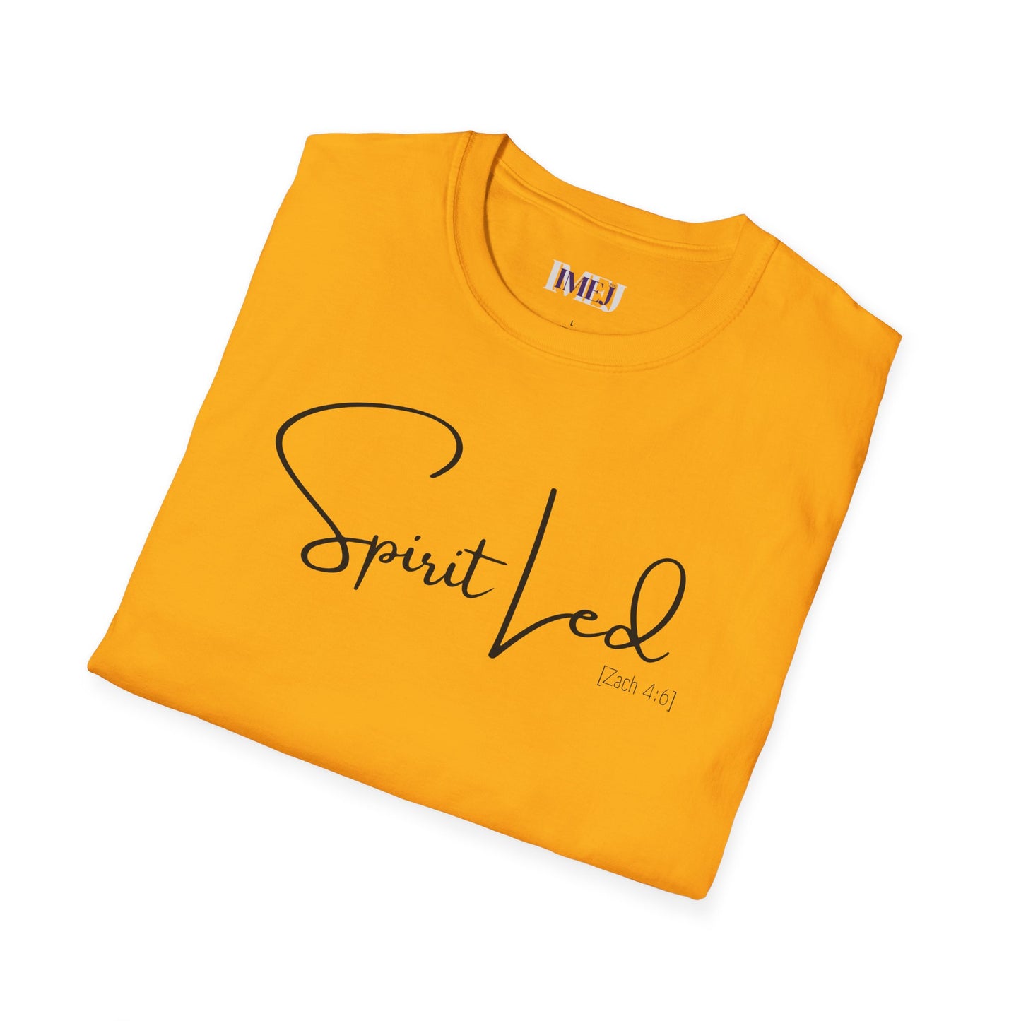 Spirit Led Unisex Softstyle T-Shirt - Inspirational Christian Apparel