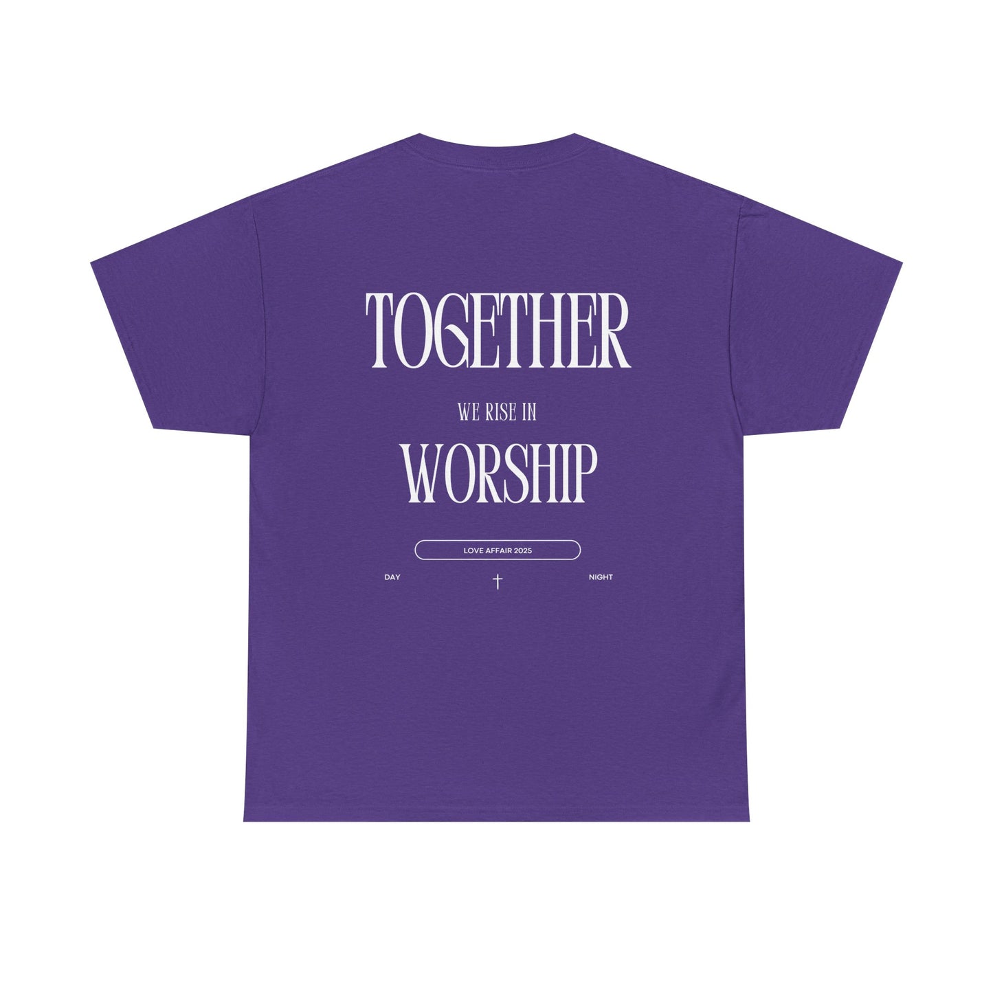 Together We Rise, Unisex Heavy Cotton Tee - Casual Comfort for Everyday Wear