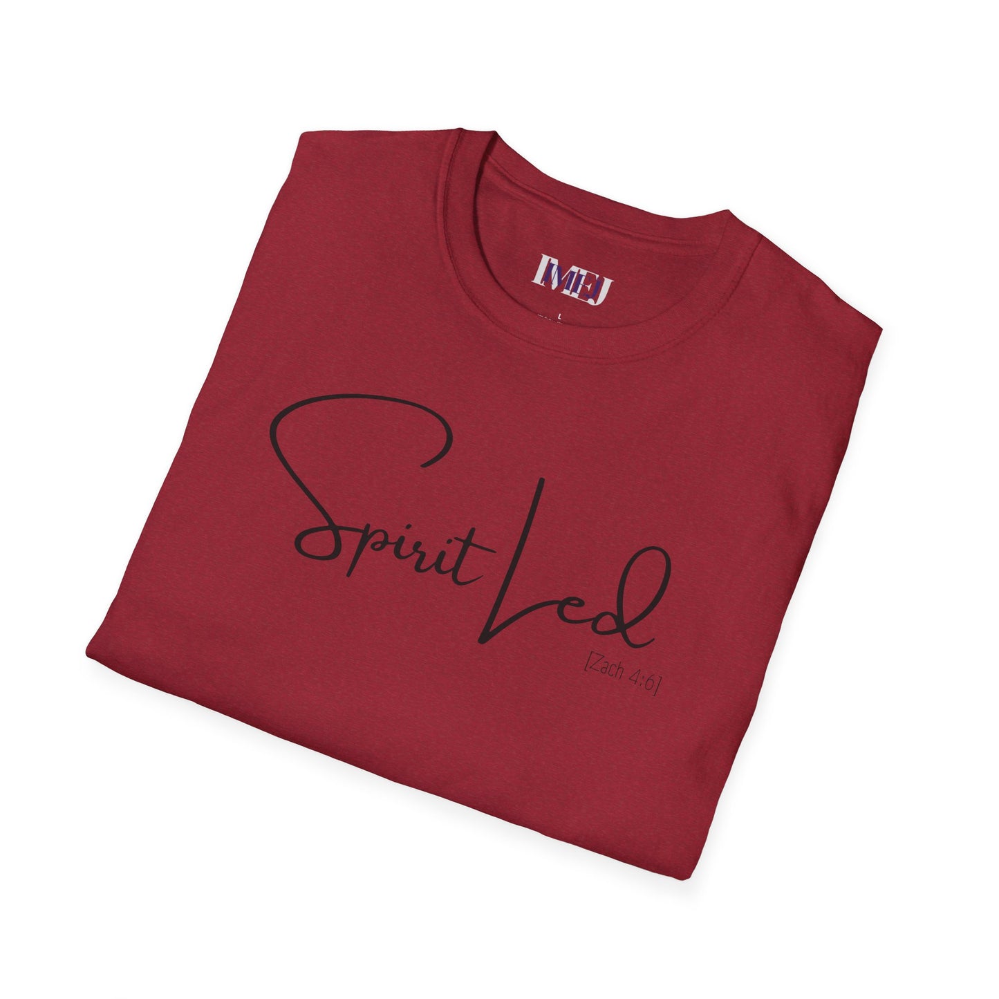 Spirit Led Unisex Softstyle T-Shirt - Inspirational Christian Apparel