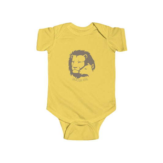 Adorable Lion & Cub Infant Bodysuit - Perfect for Baby Showers & Everyday Wear
