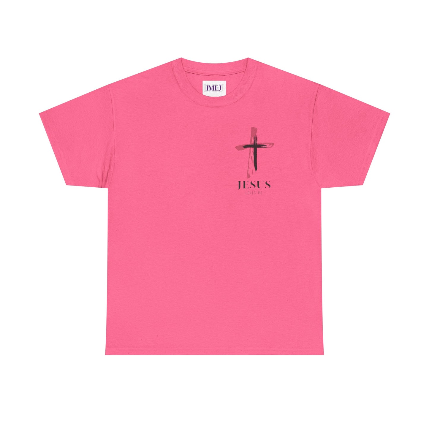 Unisex Heavy Cotton Tee - 'Jesus Loves Me' Faith-Inspired Shirt