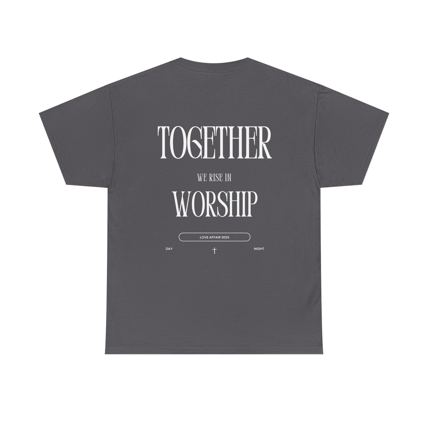 Together We Rise, Unisex Heavy Cotton Tee - Casual Comfort for Everyday Wear