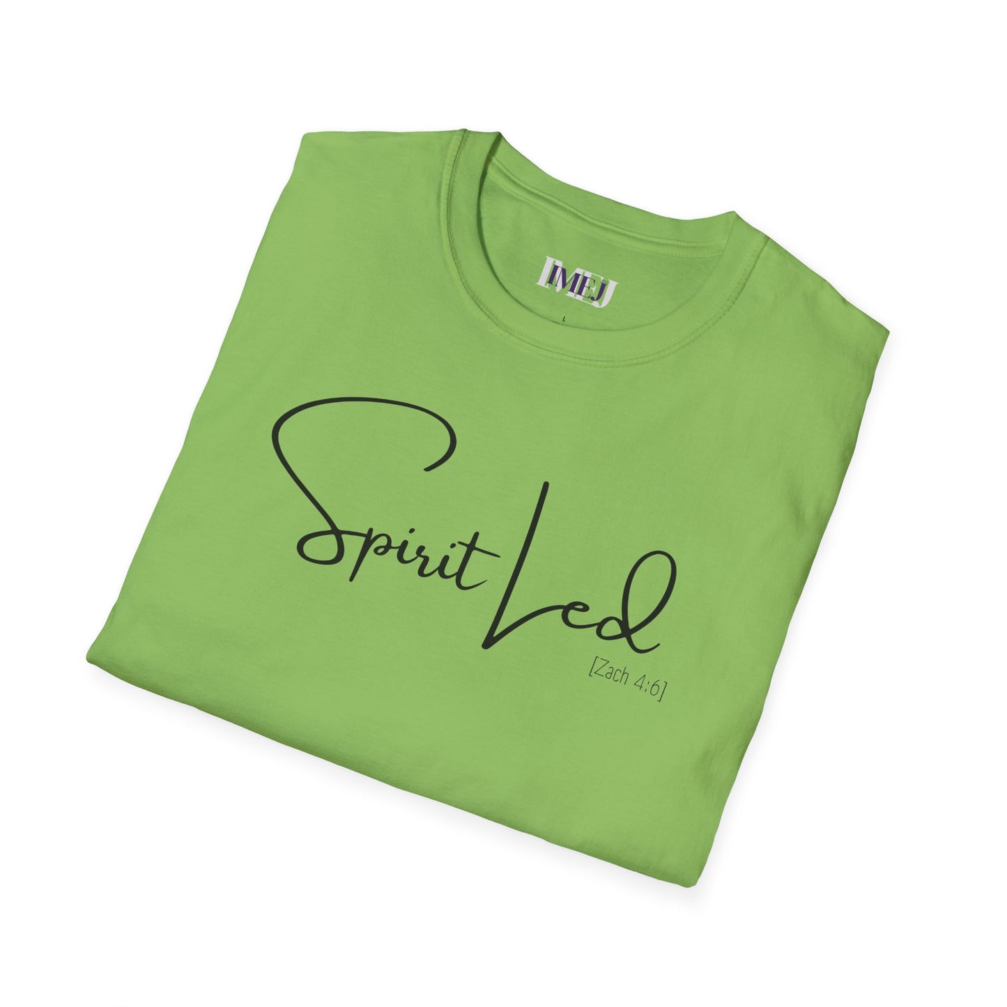 Spirit Led Unisex Softstyle T-Shirt - Inspirational Christian Apparel