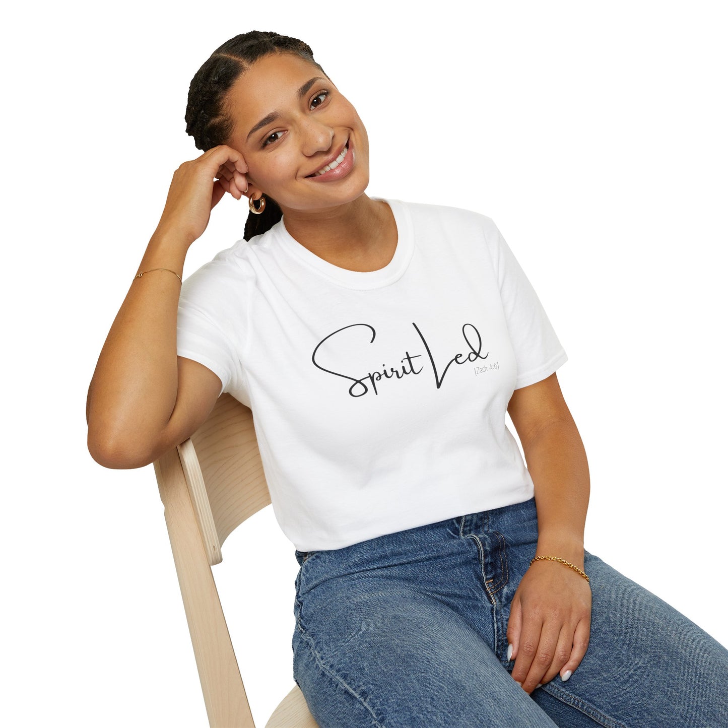 Spirit Led Unisex Softstyle T-Shirt - Inspirational Christian Apparel