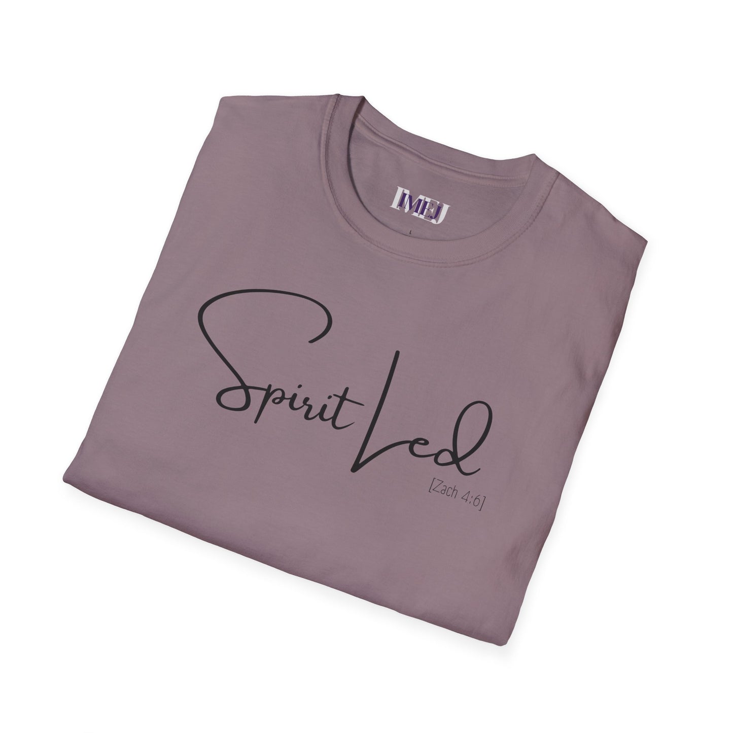 Spirit Led Unisex Softstyle T-Shirt - Inspirational Christian Apparel