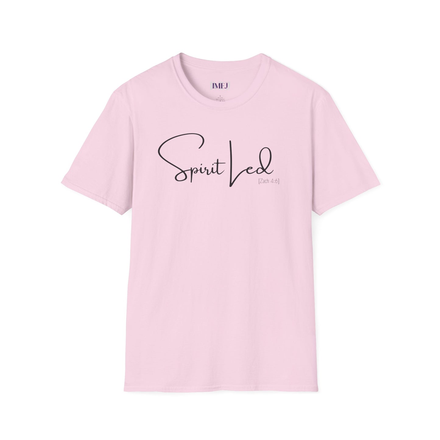 Spirit Led Unisex Softstyle T-Shirt - Inspirational Christian Apparel