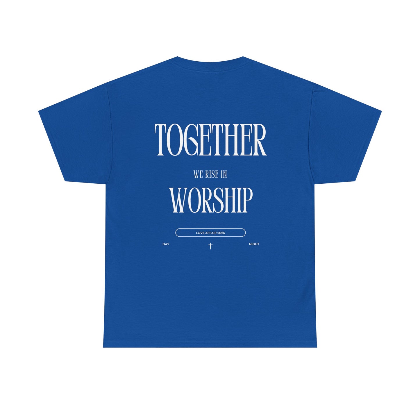 Together We Rise, Unisex Heavy Cotton Tee - Casual Comfort for Everyday Wear