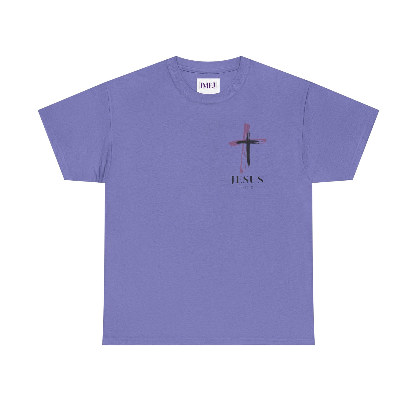Unisex Heavy Cotton Tee - 'Jesus Loves Me' Faith-Inspired Shirt