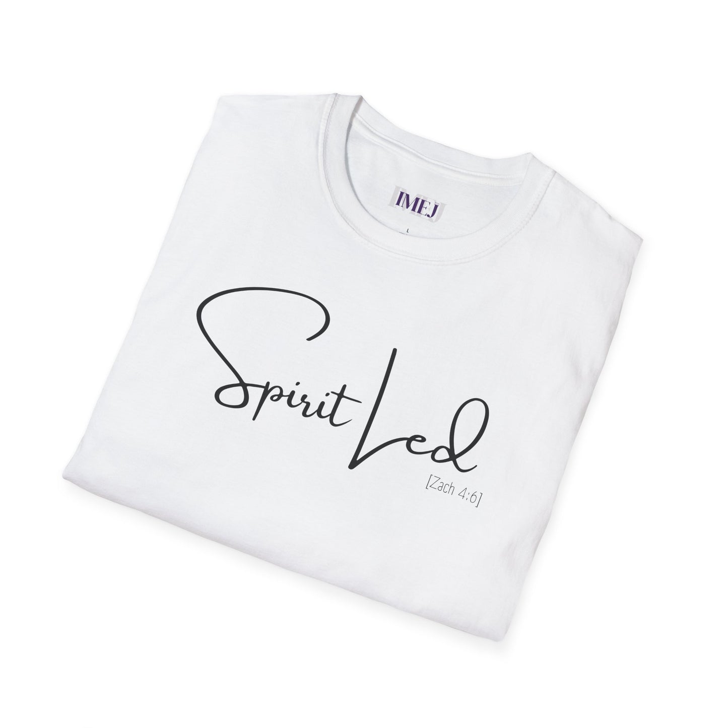 Spirit Led Unisex Softstyle T-Shirt - Inspirational Christian Apparel