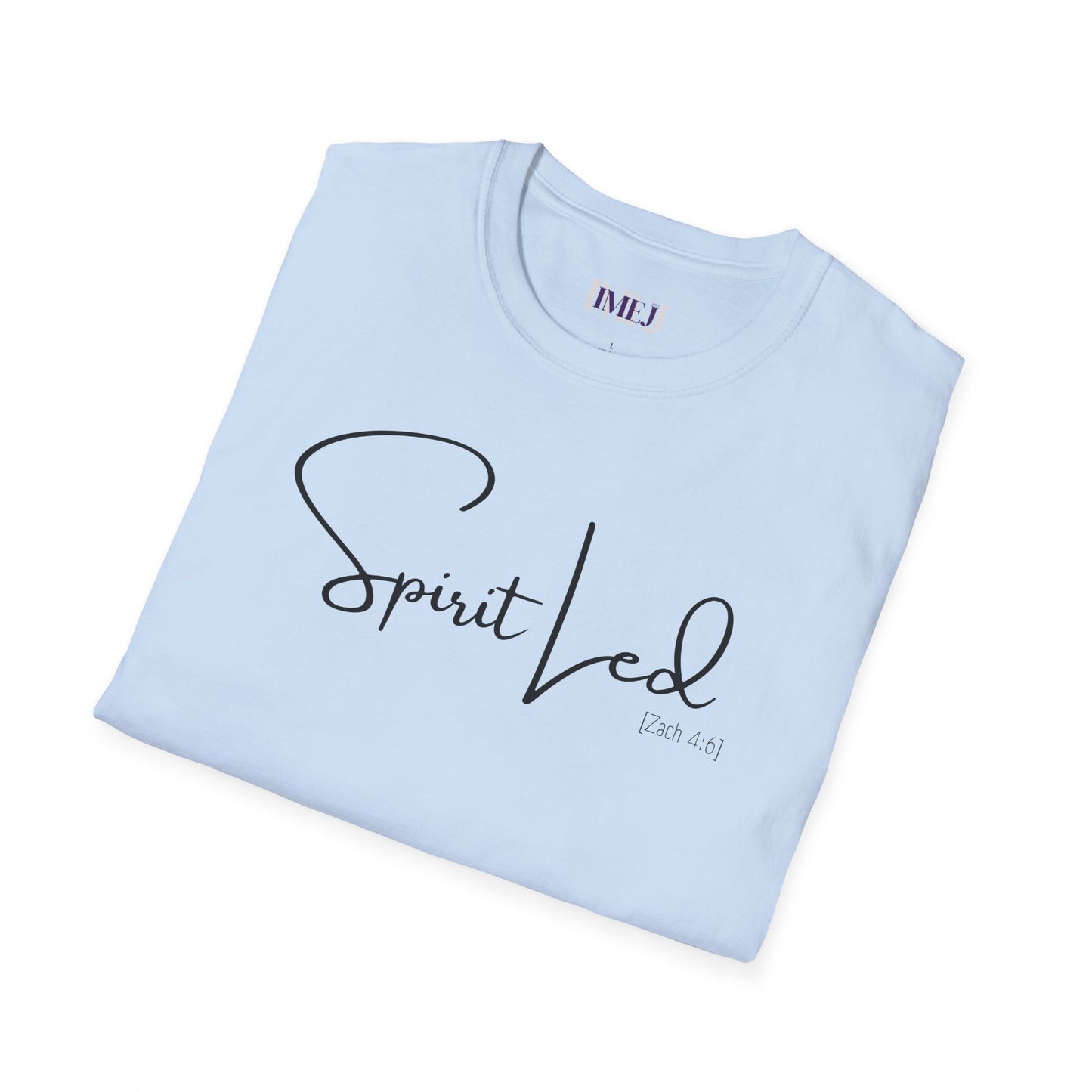 Spirit Led Unisex Softstyle T-Shirt - Inspirational Christian Apparel