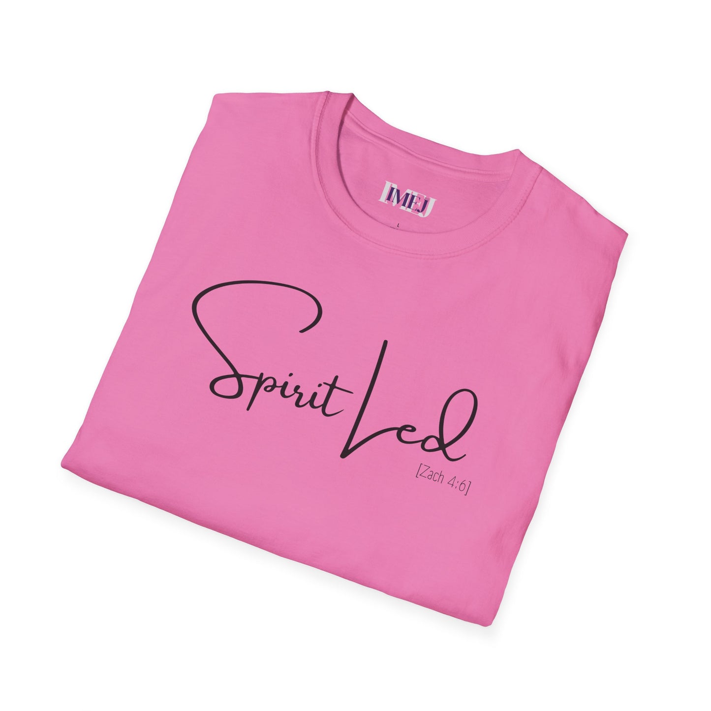 Spirit Led Unisex Softstyle T-Shirt - Inspirational Christian Apparel