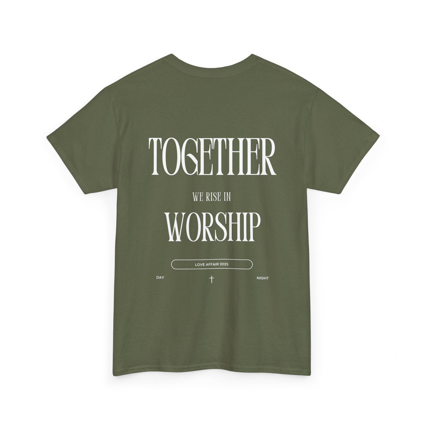 Together We Rise, Unisex Heavy Cotton Tee - Casual Comfort for Everyday Wear