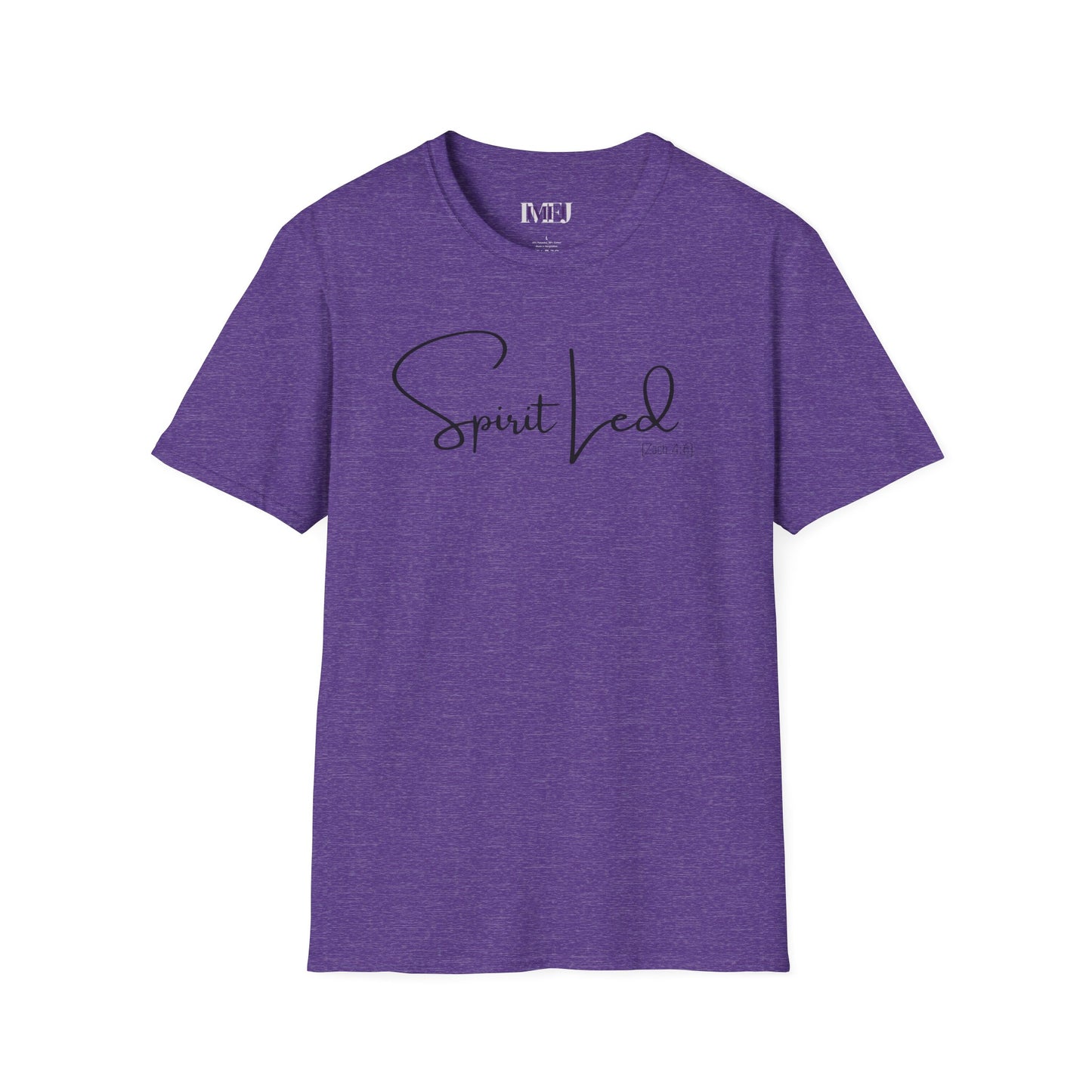 Spirit Led Unisex Softstyle T-Shirt - Inspirational Christian Apparel
