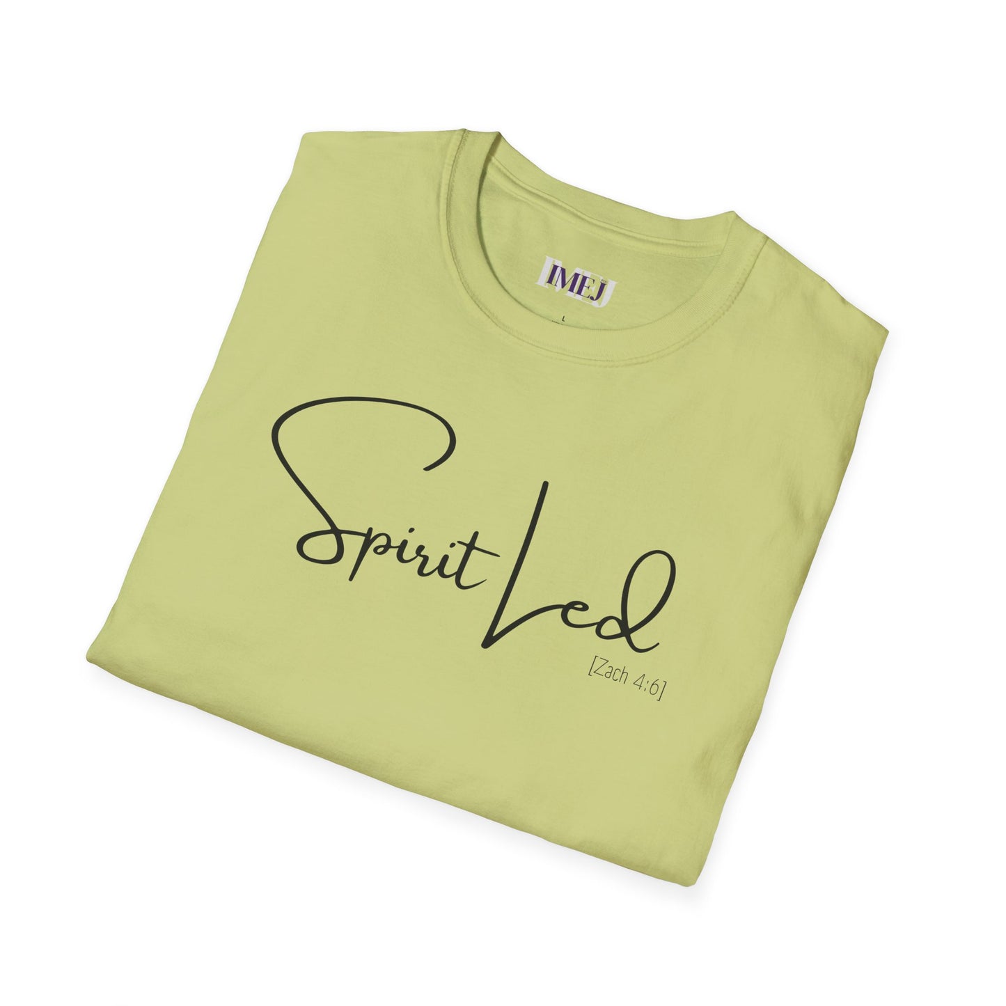 Spirit Led Unisex Softstyle T-Shirt - Inspirational Christian Apparel