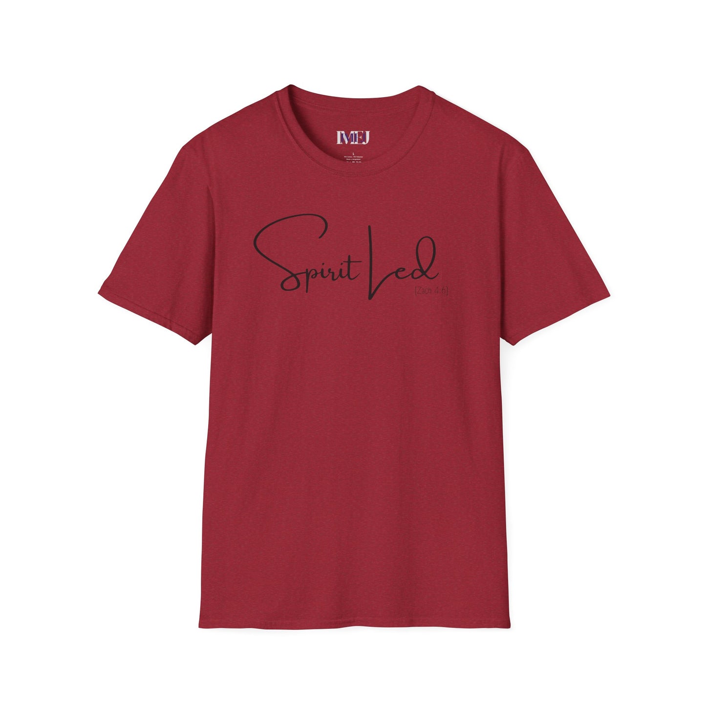 Spirit Led Unisex Softstyle T-Shirt - Inspirational Christian Apparel