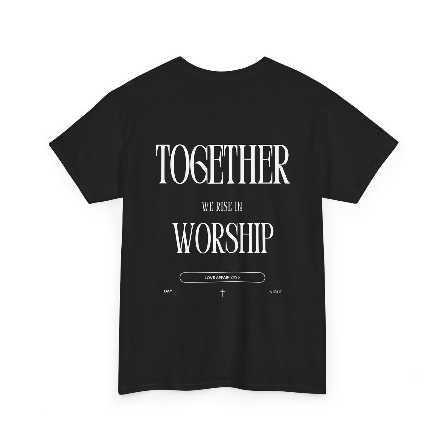 Together We Rise, Unisex Heavy Cotton Tee - Casual Comfort for Everyday Wear