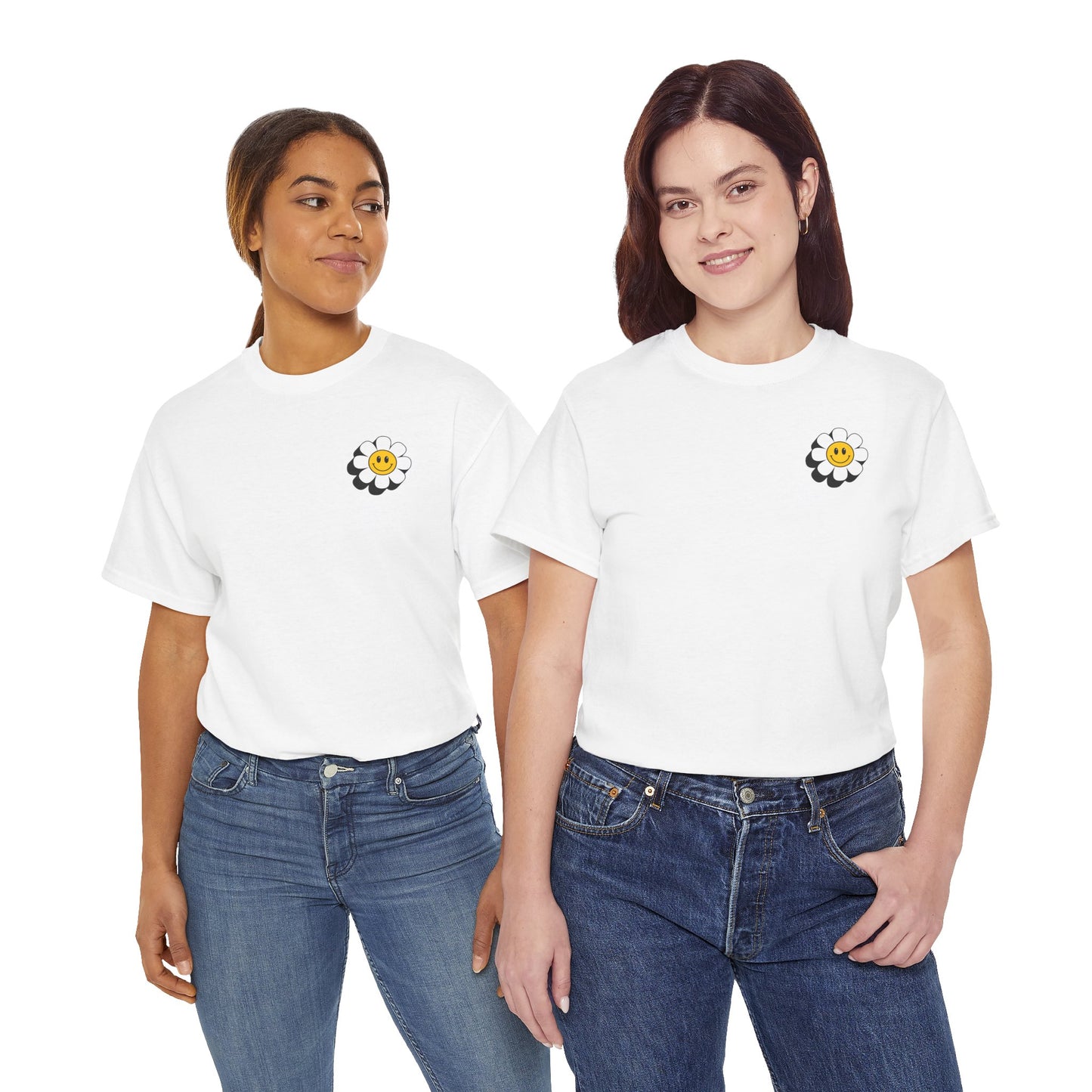 We Love You Graphic Tee | Unisex Cotton T-Shirt | Cute Floral Gift | Positive Vibes, Self-Love, Friendship, Feel-Good Apparel