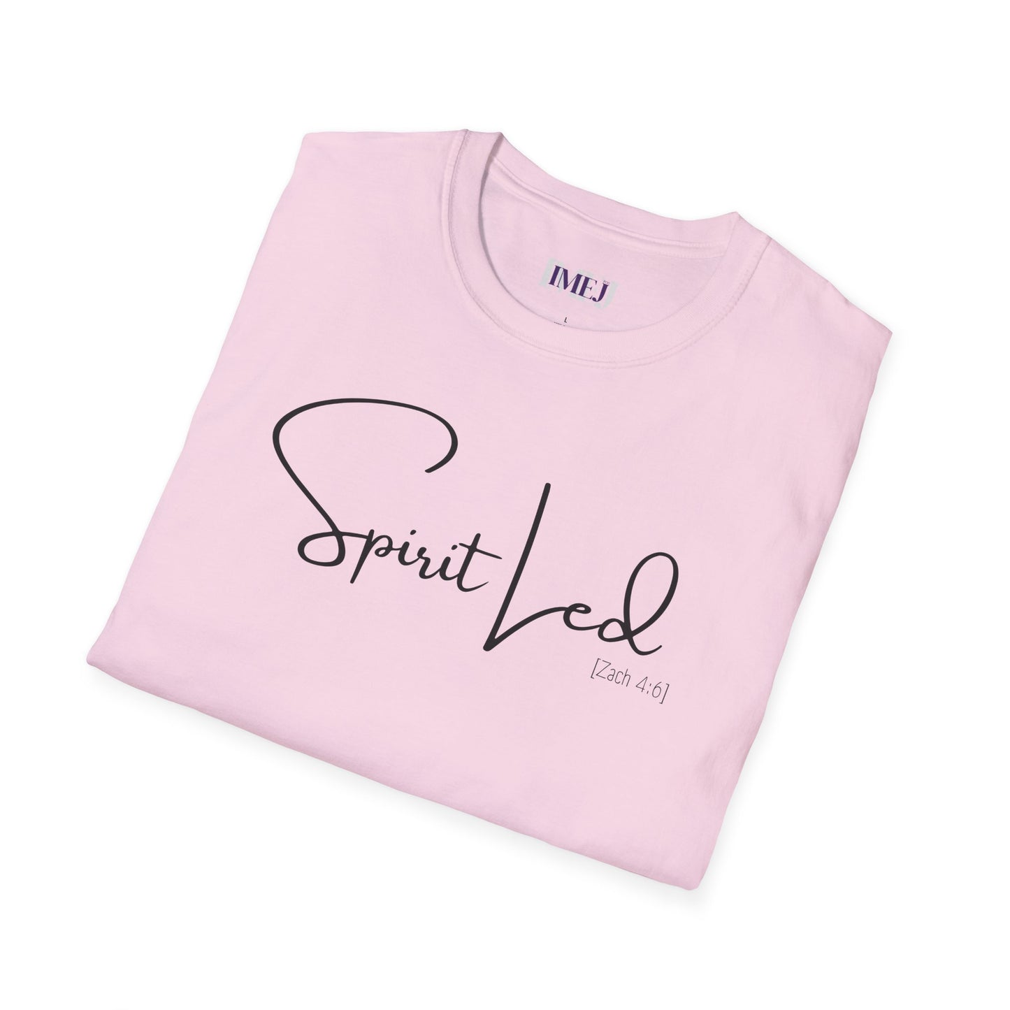 Spirit Led Unisex Softstyle T-Shirt - Inspirational Christian Apparel