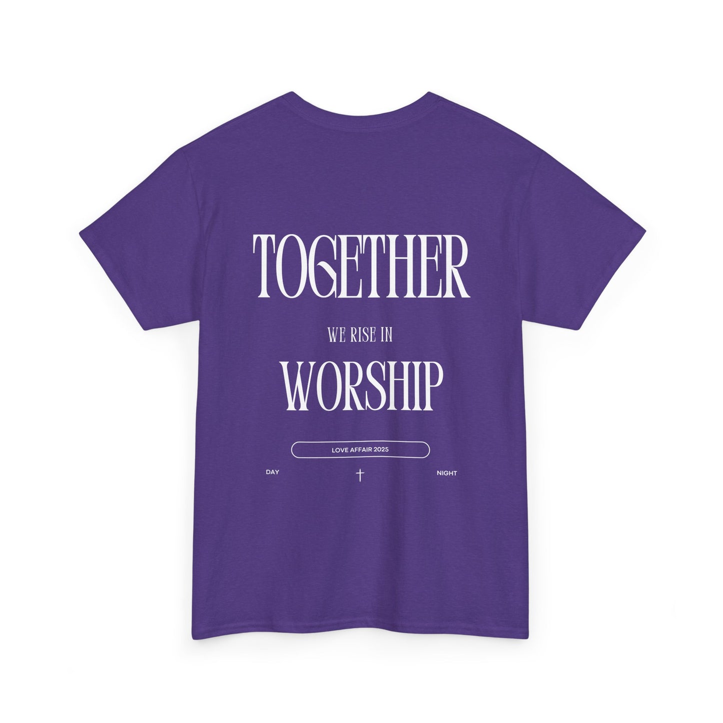 Together We Rise, Unisex Heavy Cotton Tee - Casual Comfort for Everyday Wear