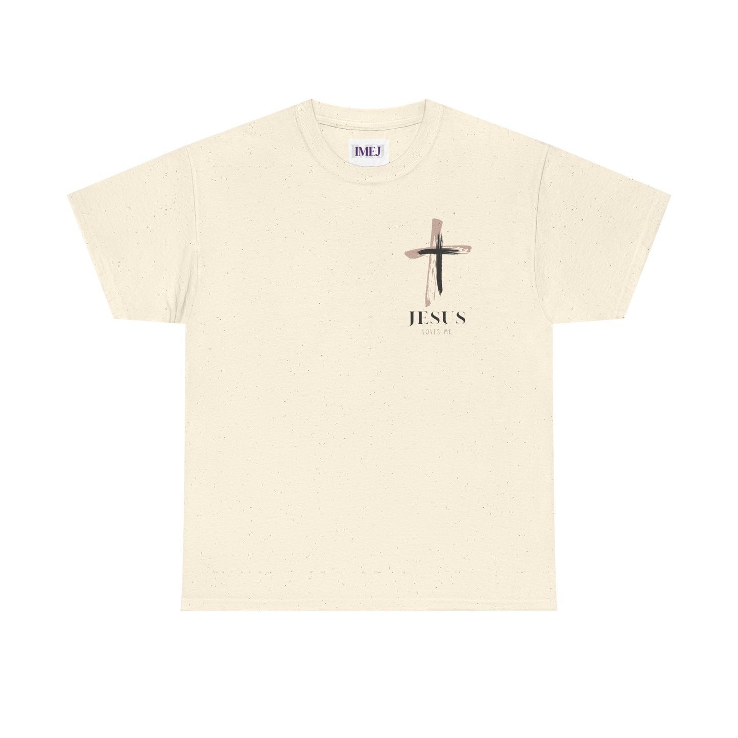 Unisex Heavy Cotton Tee - 'Jesus Loves Me' Faith-Inspired Shirt