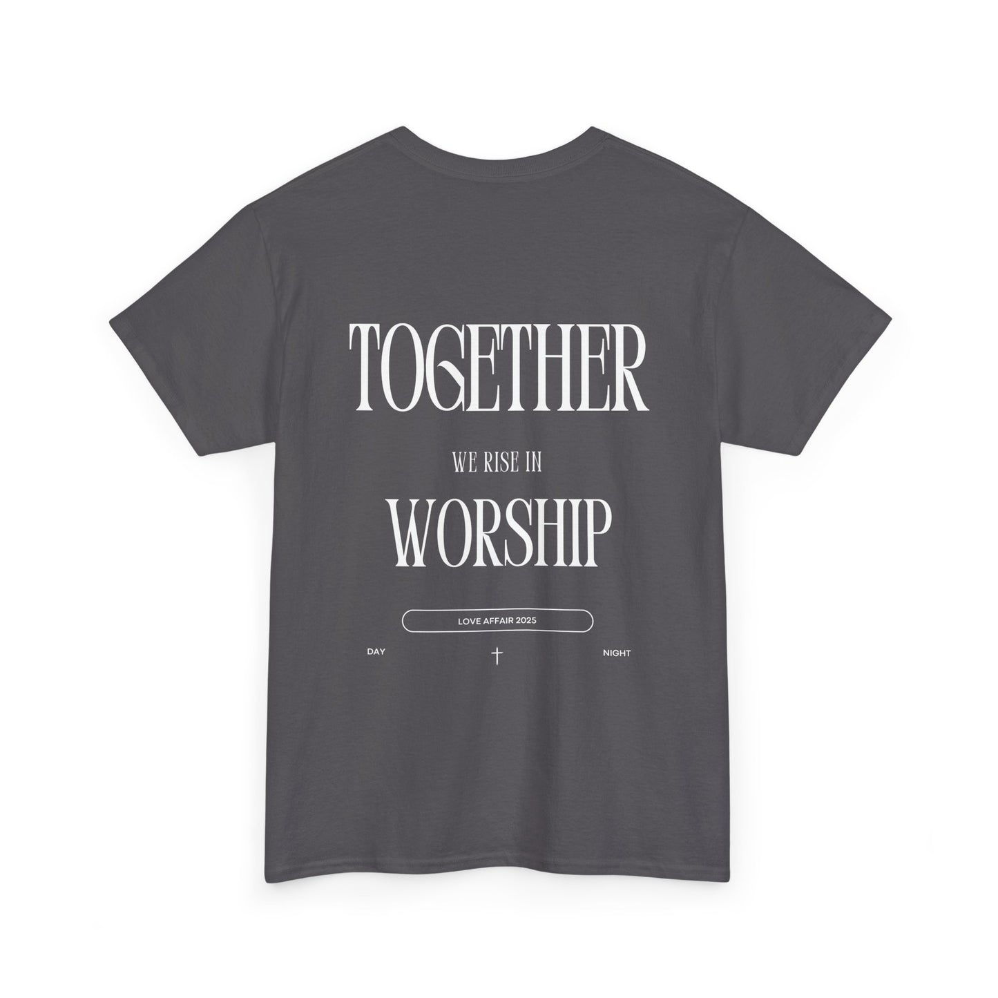Together We Rise, Unisex Heavy Cotton Tee - Casual Comfort for Everyday Wear