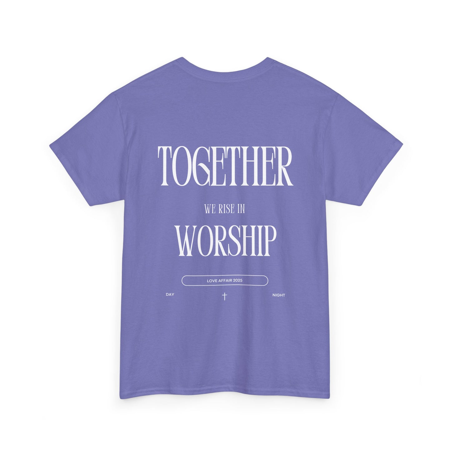 Together We Rise, Unisex Heavy Cotton Tee - Casual Comfort for Everyday Wear