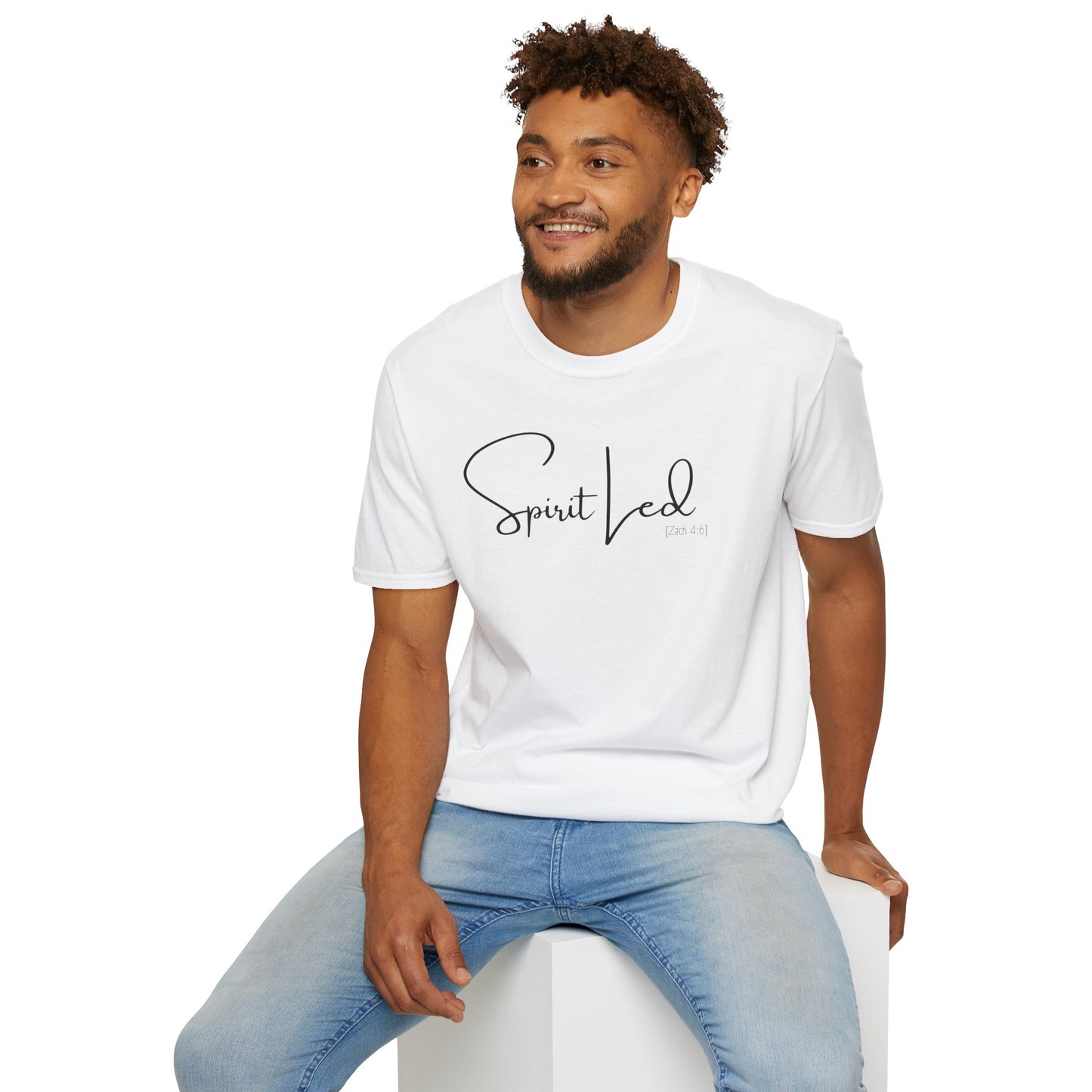Spirit Led Unisex Softstyle T-Shirt - Inspirational Christian Apparel