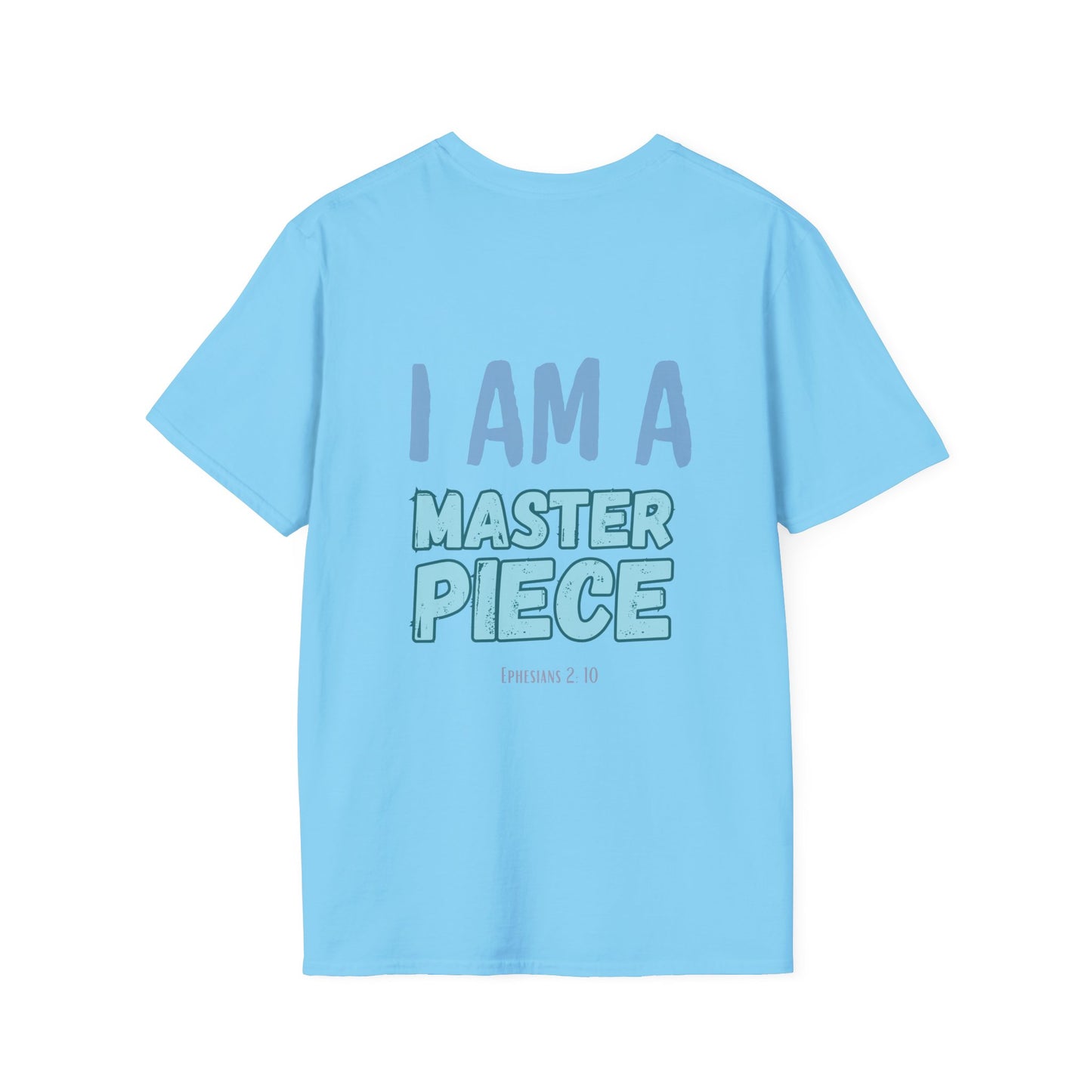 I Am A Masterpiece Unisex Softstyle T-Shirt - Inspirational Quote Tee