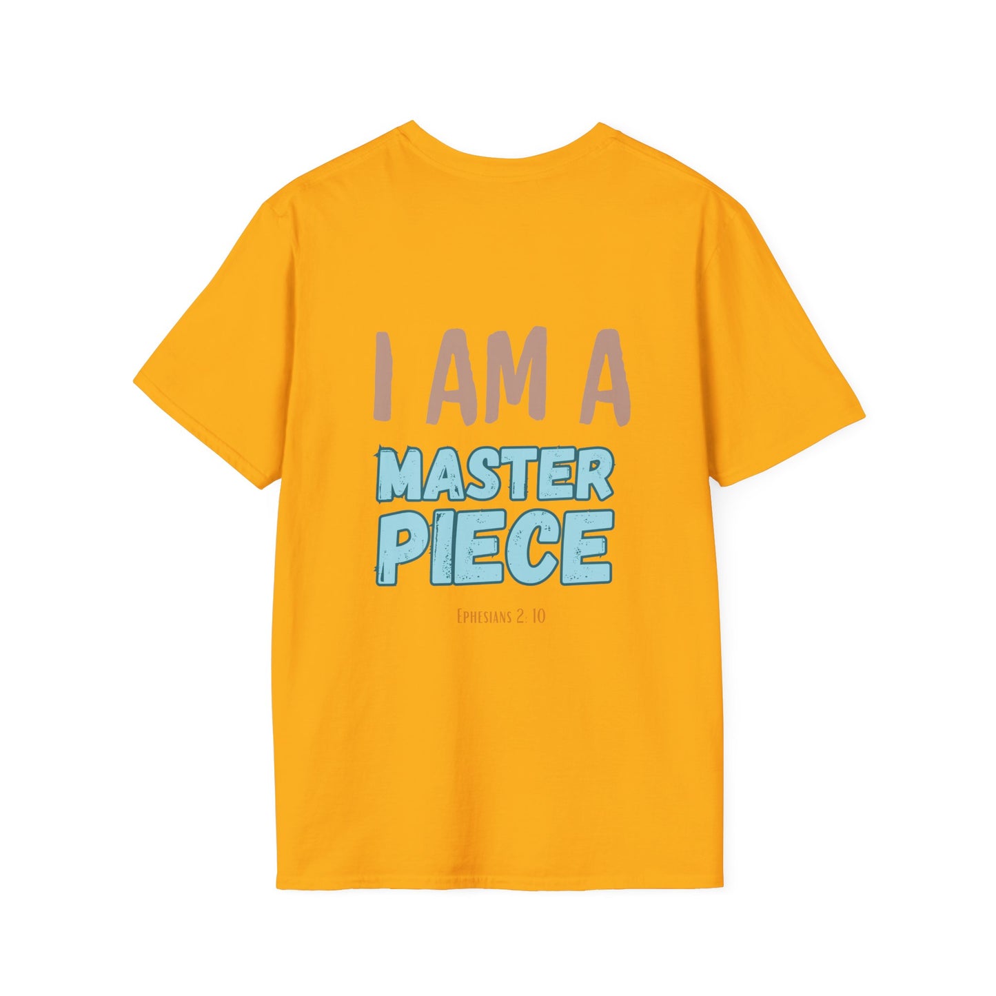 I Am A Masterpiece Unisex Softstyle T-Shirt - Inspirational Quote Tee