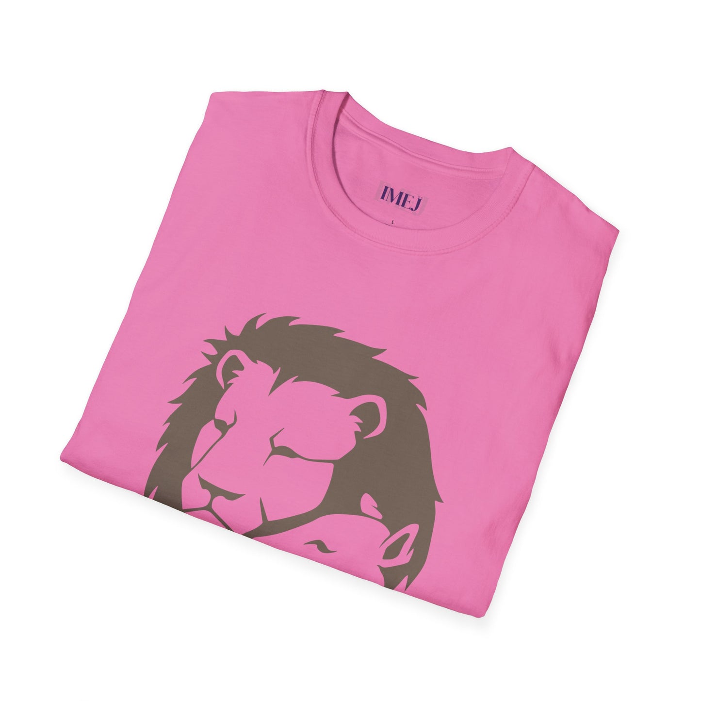 Lion and the Lamb. Unisex Softstyle T-Shirt - Christian Message Tee