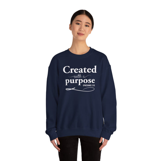 Created With A Purpose Crewneck Sweatshirt