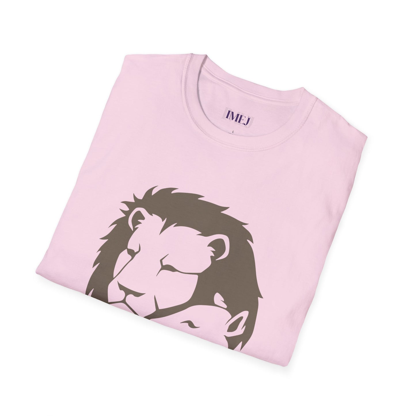 Lion and the Lamb. Unisex Softstyle T-Shirt - Christian Message Tee