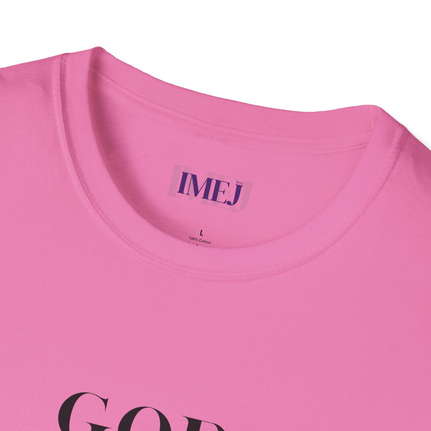Inspirational Unisex Softstyle T-Shirt - God Quotes for Faith and Encouragement