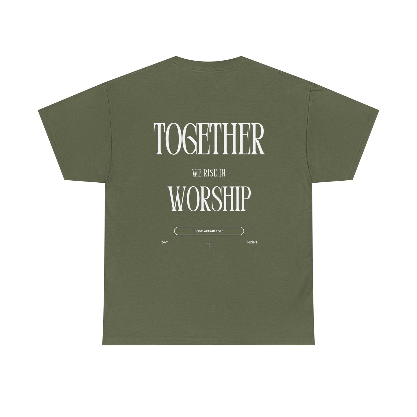 Together We Rise, Unisex Heavy Cotton Tee - Casual Comfort for Everyday Wear