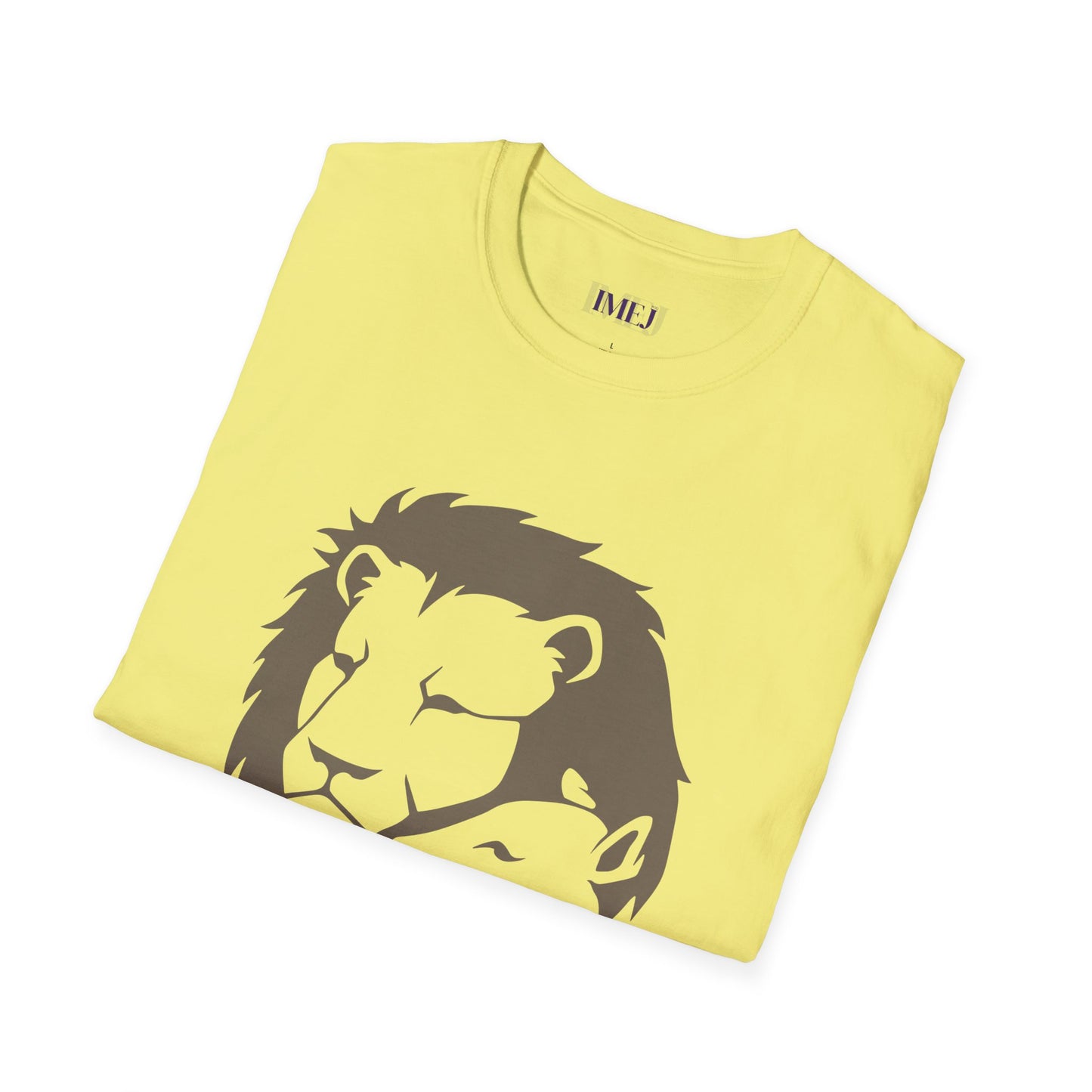 Lion and the Lamb. Unisex Softstyle T-Shirt - Christian Message Tee