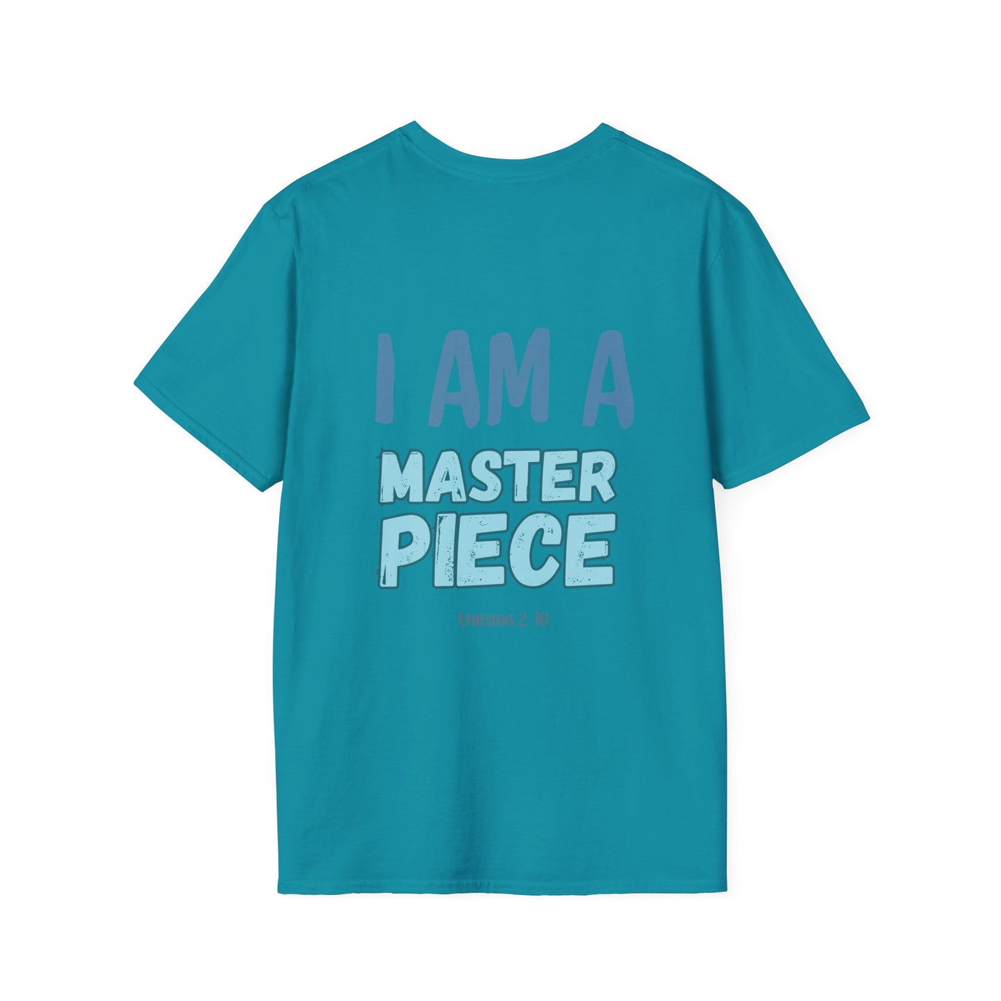 I Am A Masterpiece Unisex Softstyle T-Shirt - Inspirational Quote Tee