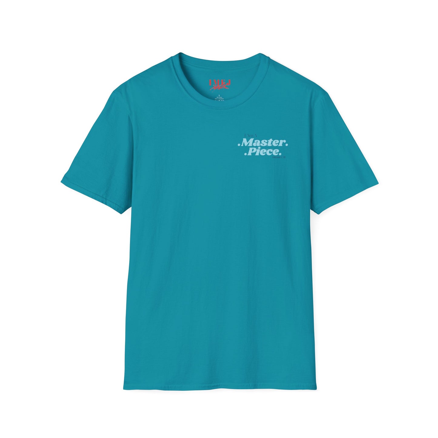 I Am A Masterpiece Unisex Softstyle T-Shirt - Inspirational Quote Tee
