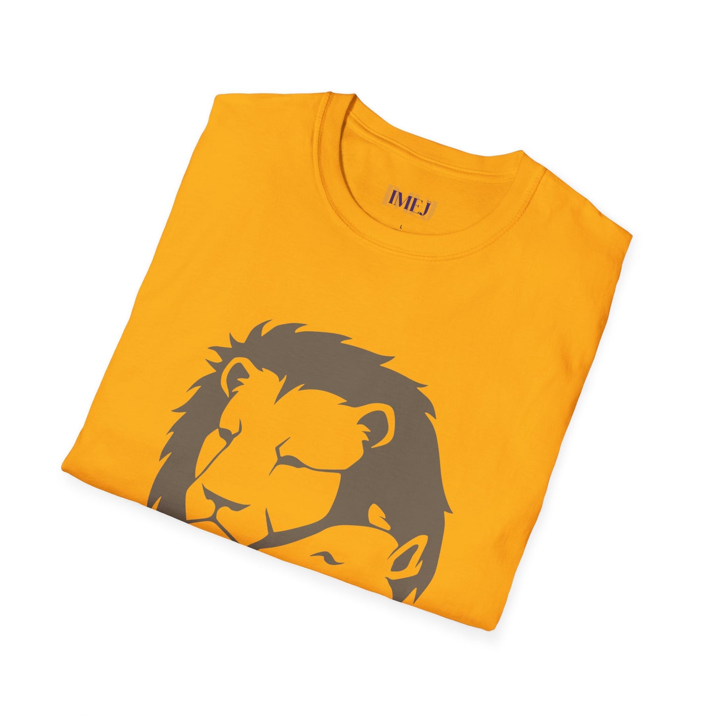 Lion and the Lamb. Unisex Softstyle T-Shirt - Christian Message Tee