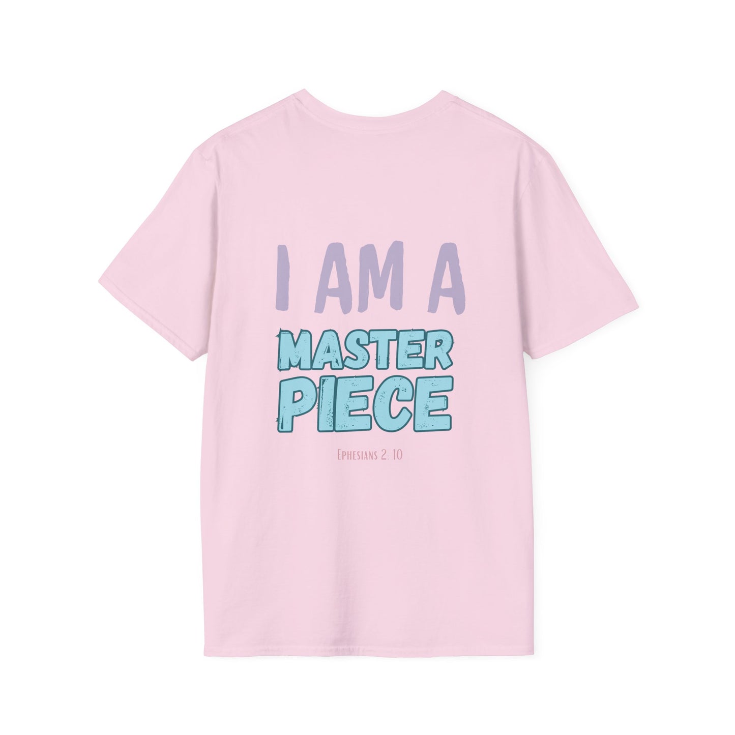 I Am A Masterpiece Unisex Softstyle T-Shirt - Inspirational Quote Tee