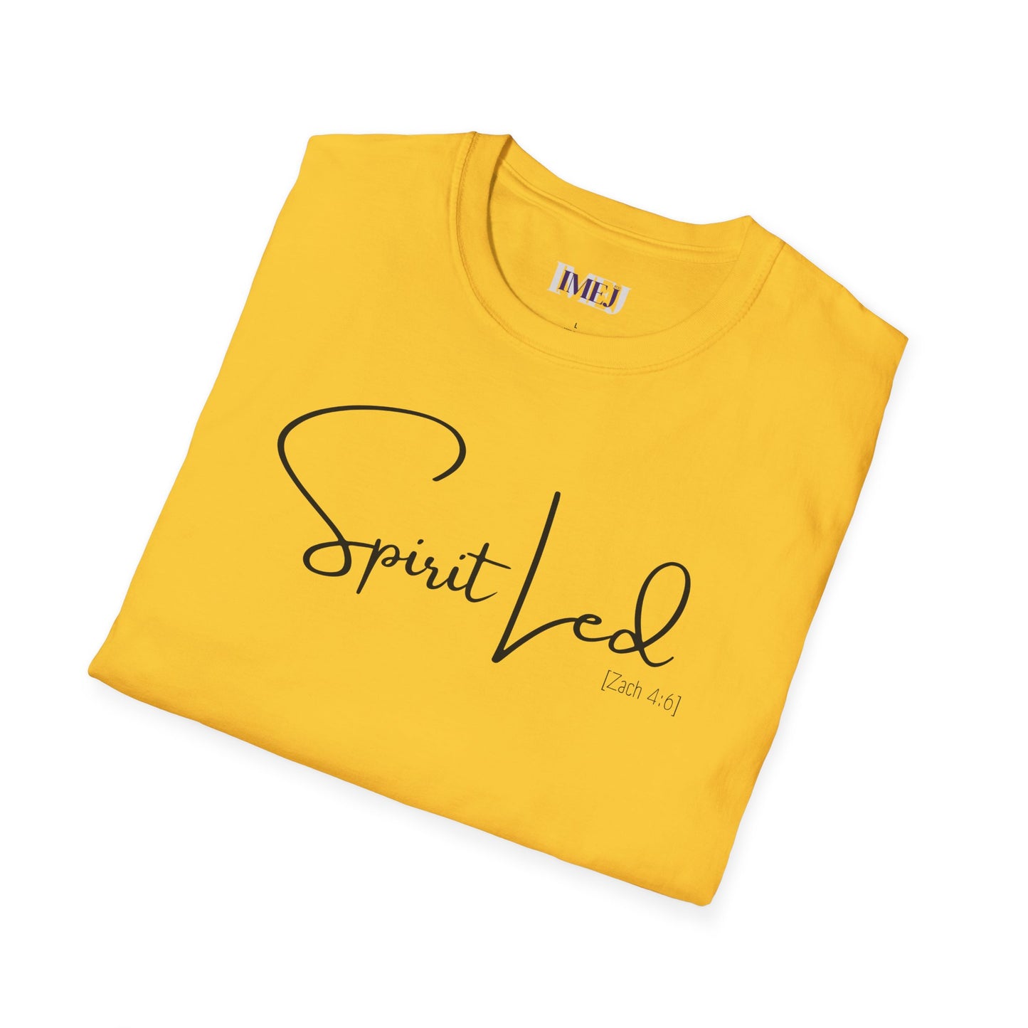 Spirit Led Unisex Softstyle T-Shirt - Inspirational Christian Apparel