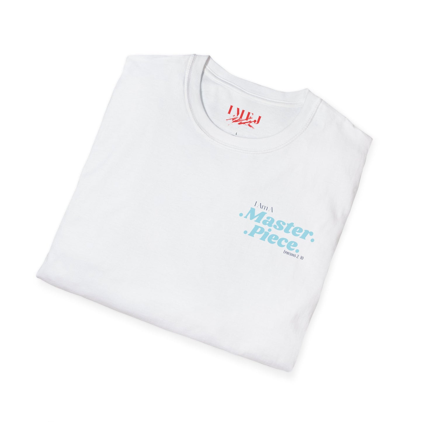 I Am A Masterpiece Unisex Softstyle T-Shirt - Inspirational Quote Tee