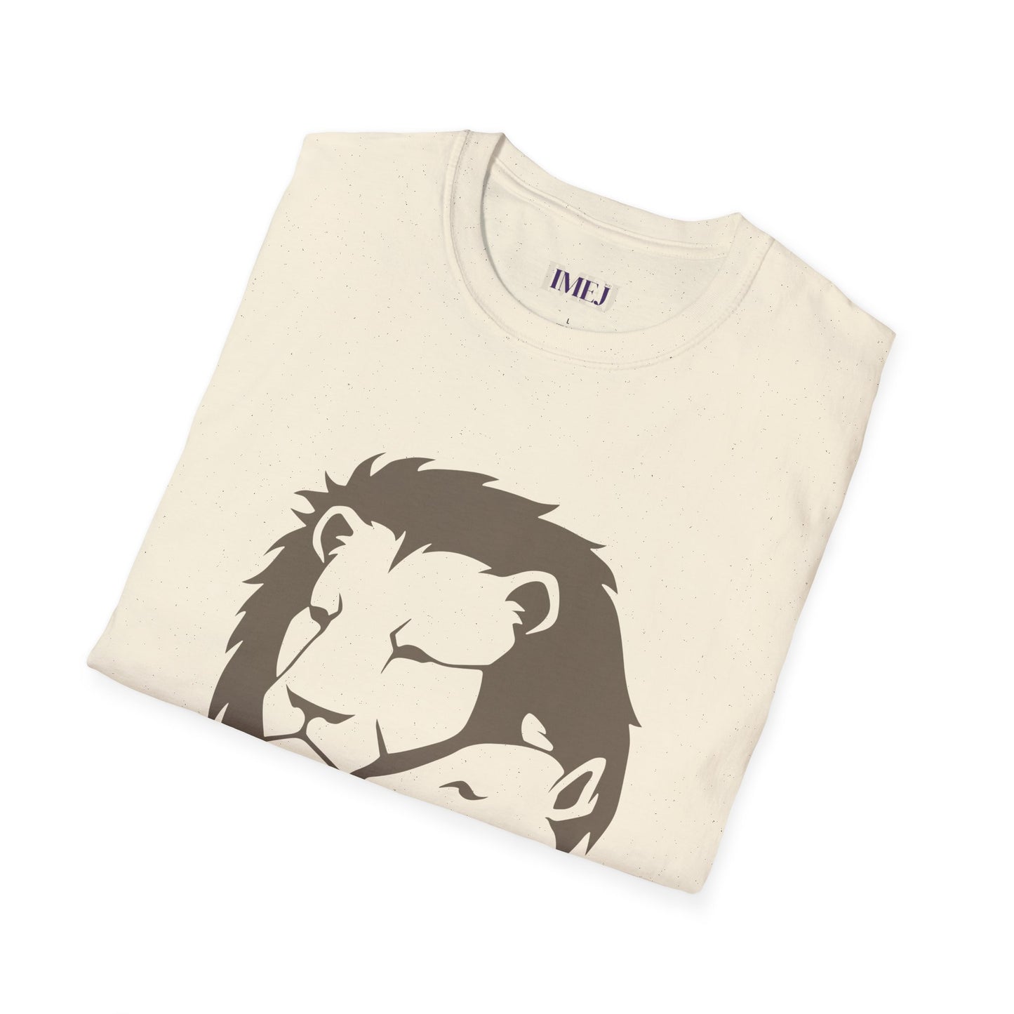 Lion and the Lamb. Unisex Softstyle T-Shirt - Christian Message Tee