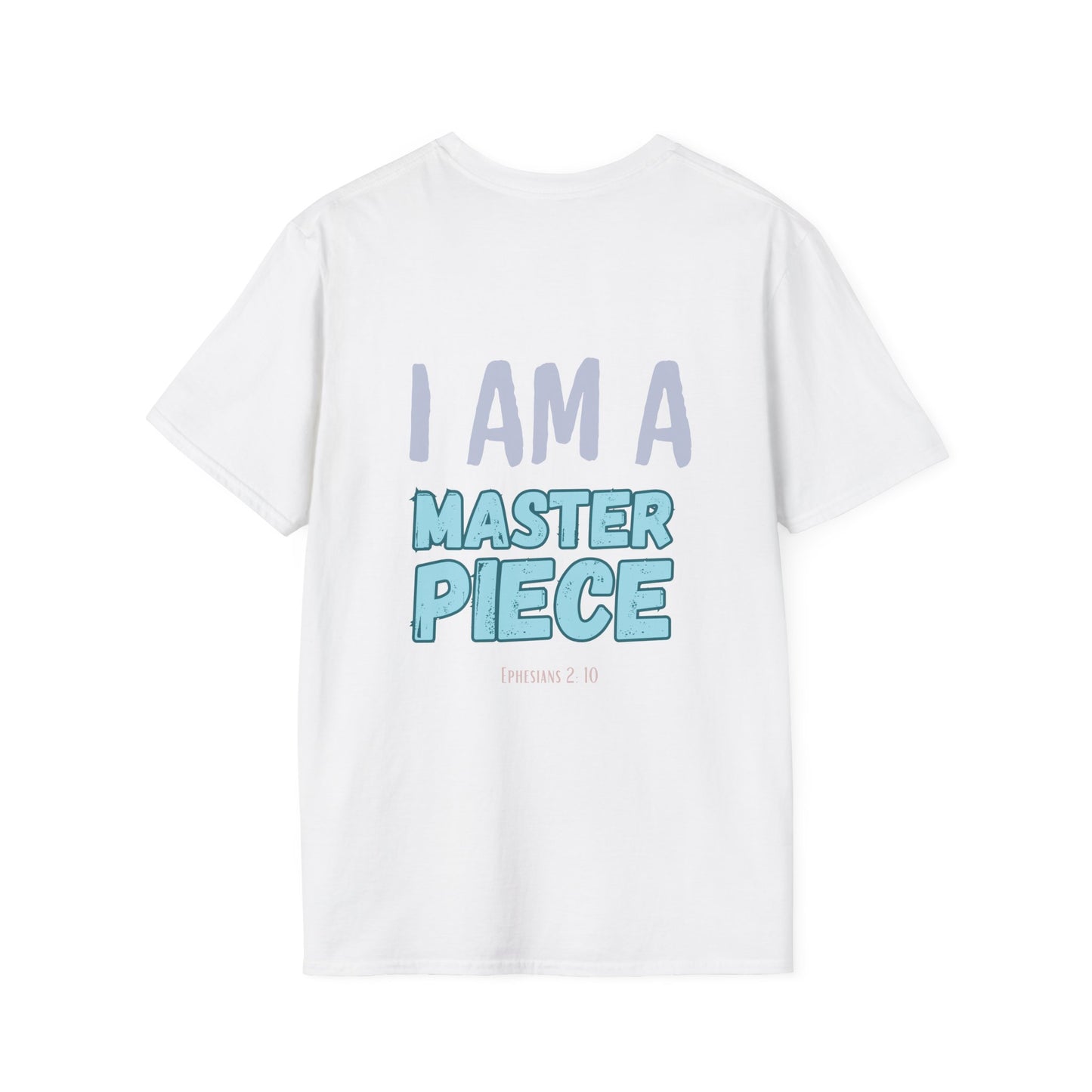I Am A Masterpiece Unisex Softstyle T-Shirt - Inspirational Quote Tee