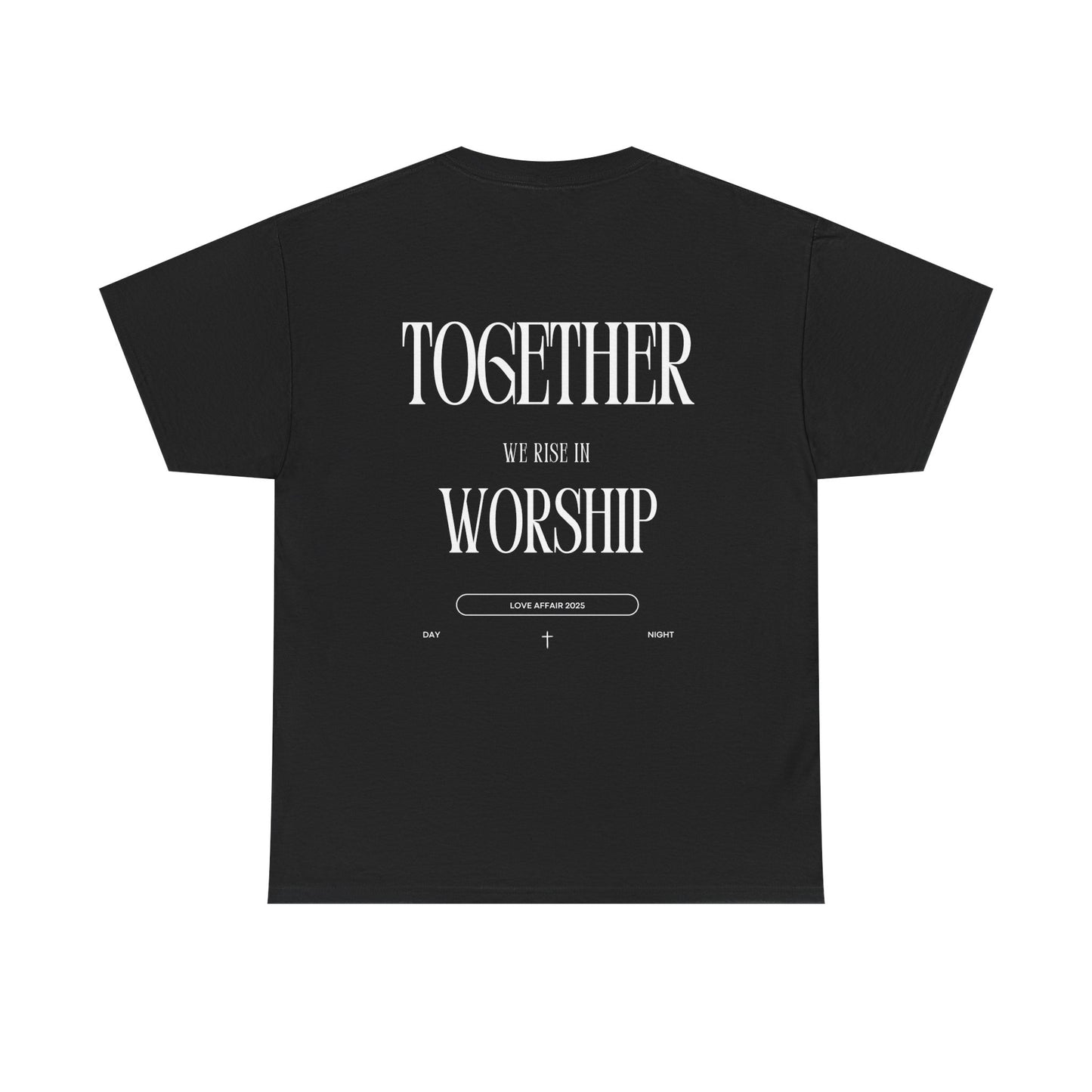 Together We Rise, Unisex Heavy Cotton Tee - Casual Comfort for Everyday Wear