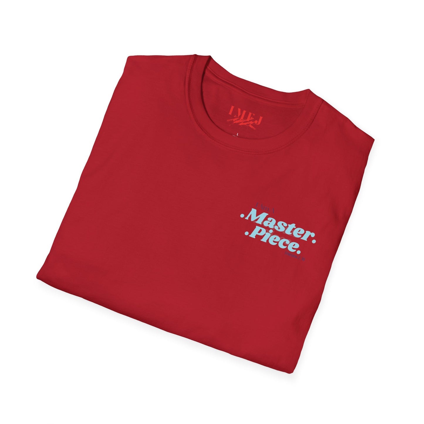 I Am A Masterpiece Unisex Softstyle T-Shirt - Inspirational Quote Tee