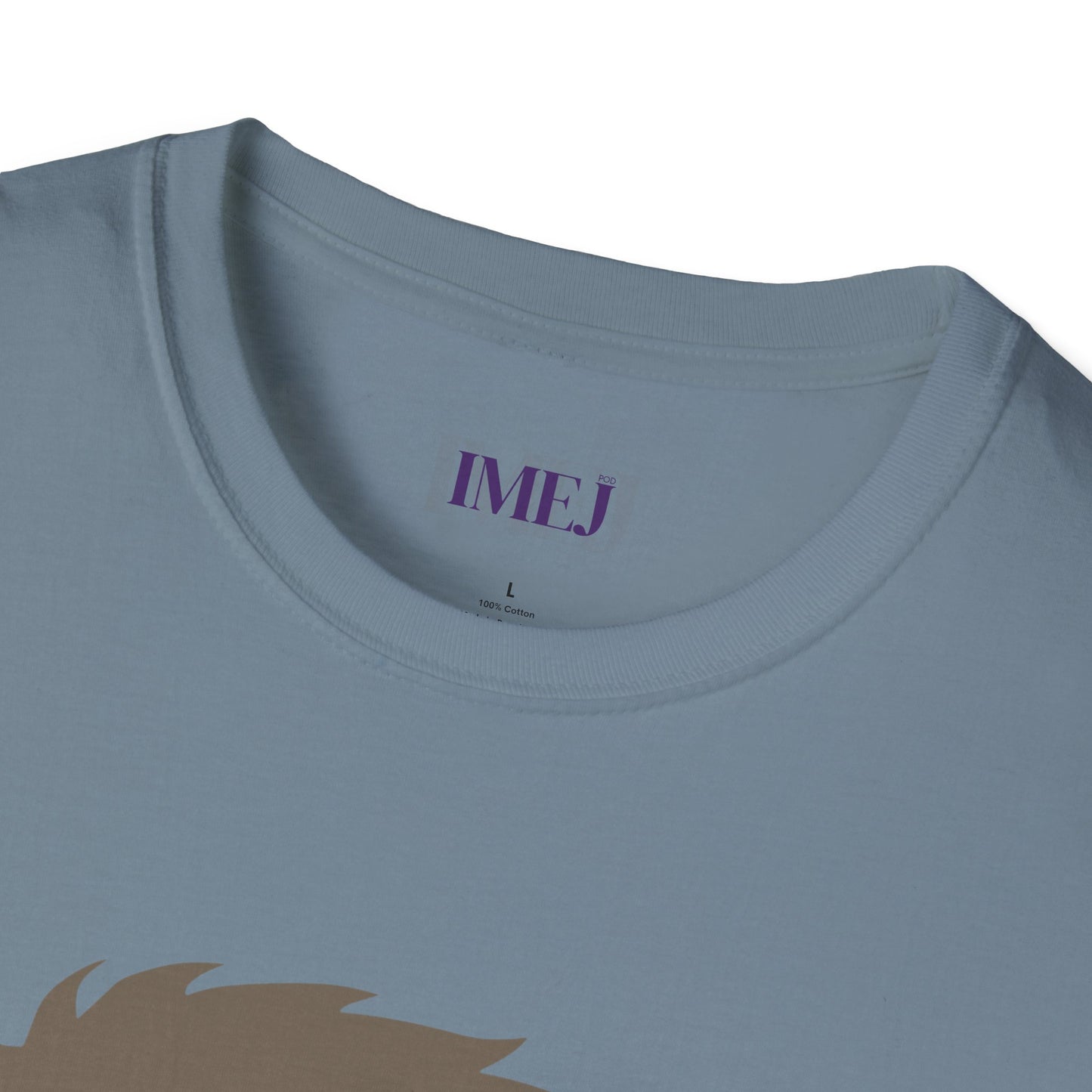 Lion and the Lamb. Unisex Softstyle T-Shirt - Christian Message Tee