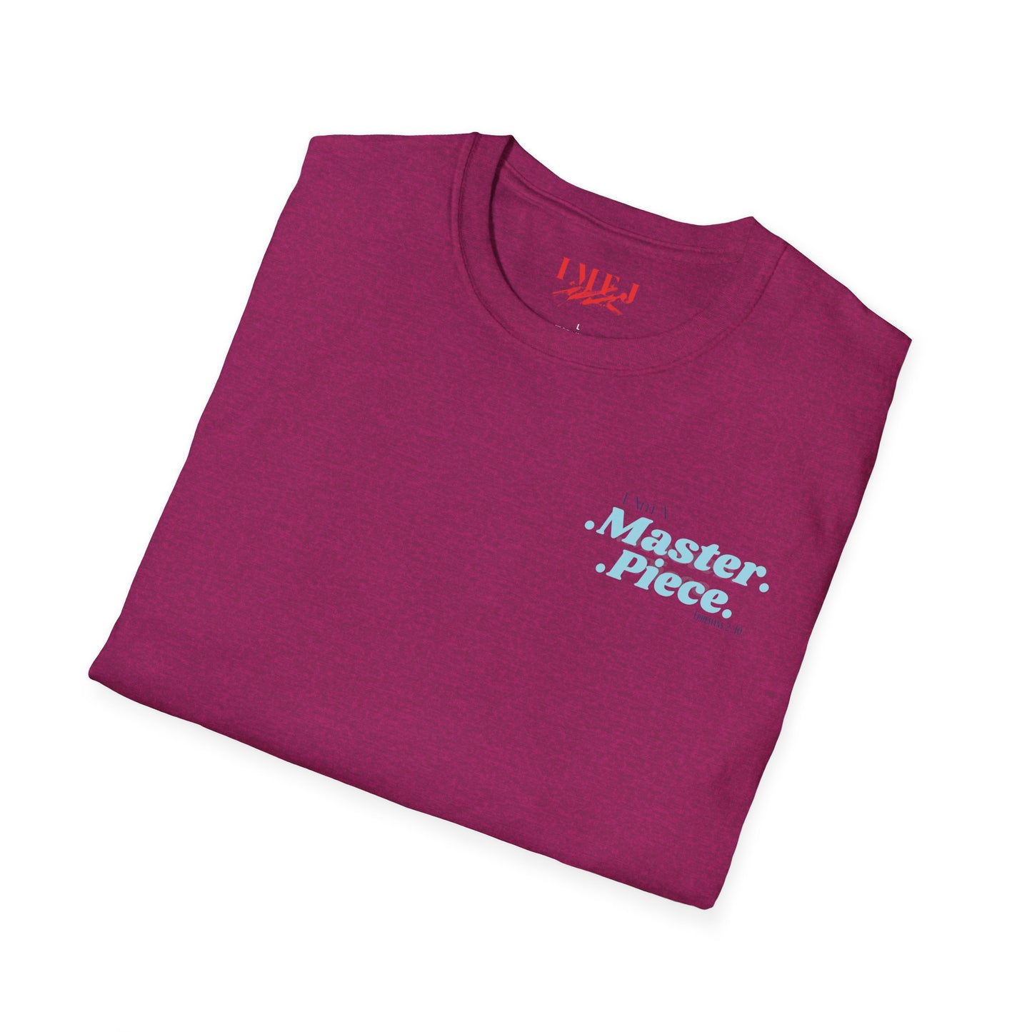 I Am A Masterpiece Unisex Softstyle T-Shirt - Inspirational Quote Tee