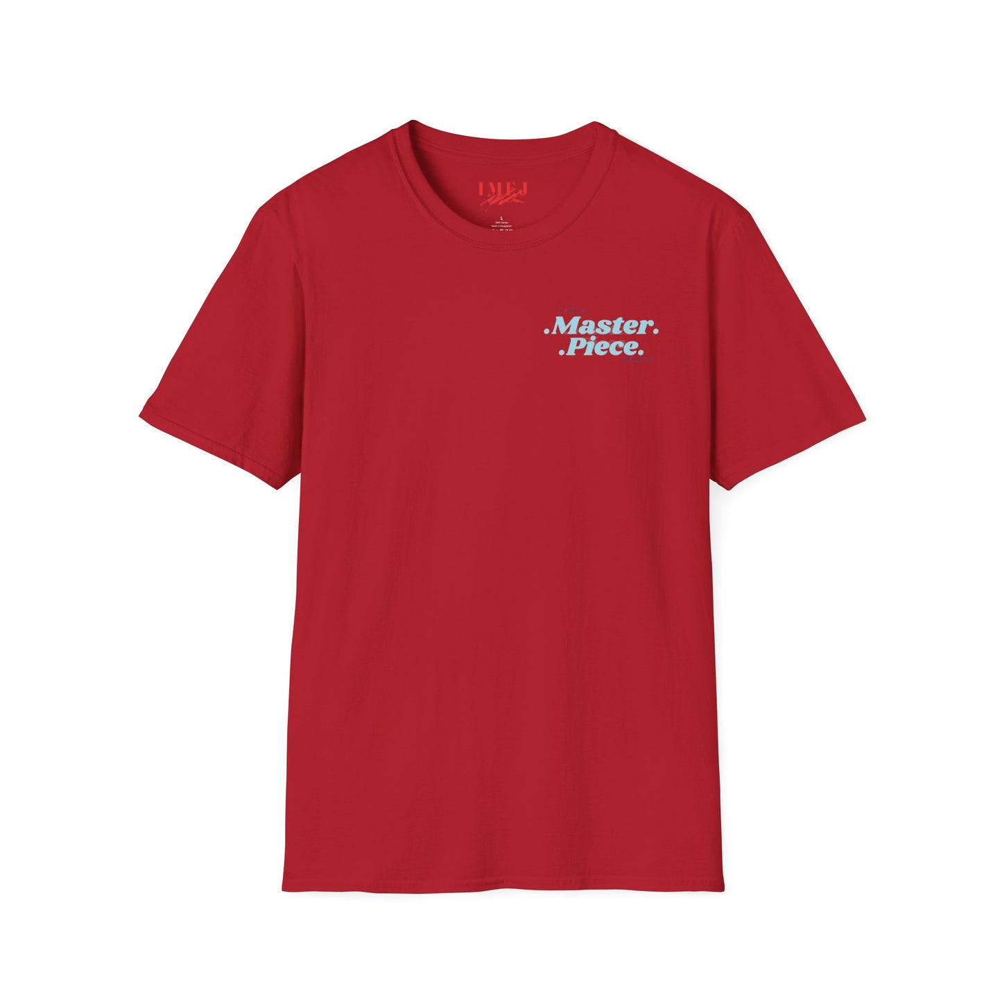 I Am A Masterpiece Unisex Softstyle T-Shirt - Inspirational Quote Tee