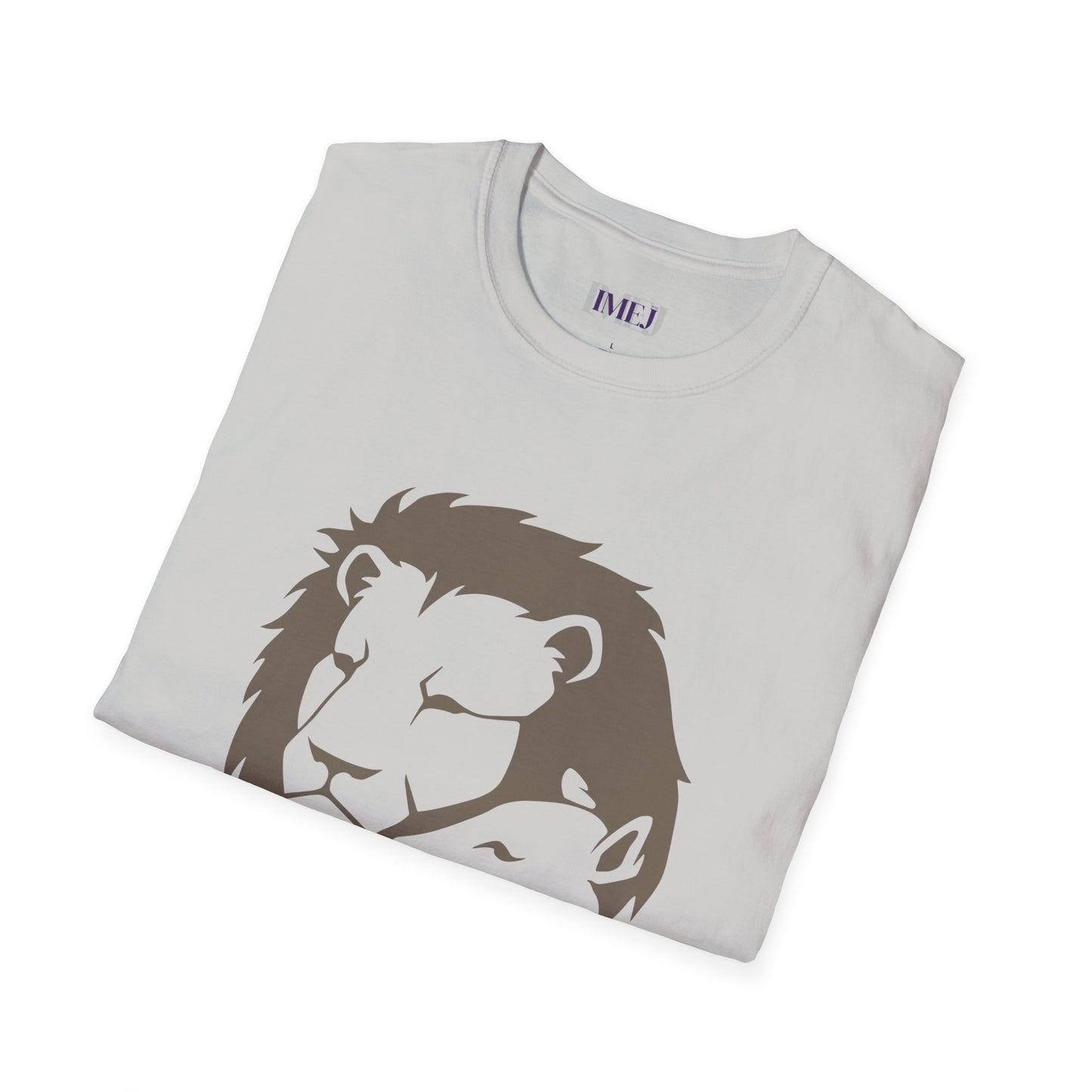 Lion and the Lamb. Unisex Softstyle T-Shirt - Christian Message Tee