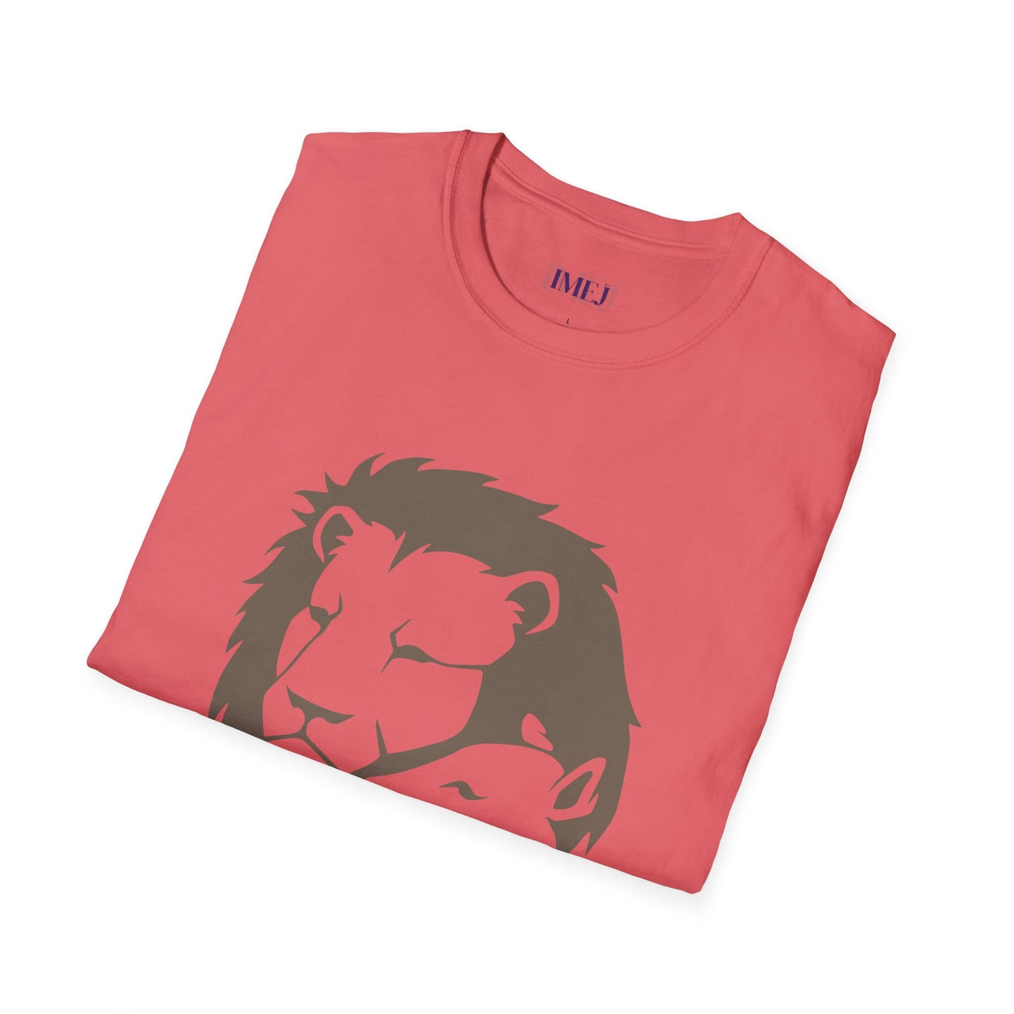 Lion and the Lamb. Unisex Softstyle T-Shirt - Christian Message Tee
